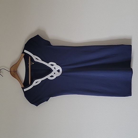 Lilly Pulitzer Dresses & Skirts - Lilly Pulitzer Brewster Navy Pima Cotton Tunic/Mini Dress Size XXS